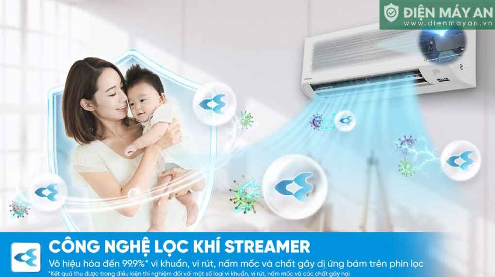 Điều hòa Daikin Inverter 12000 BTU 1 chiều FTKM35AVMV